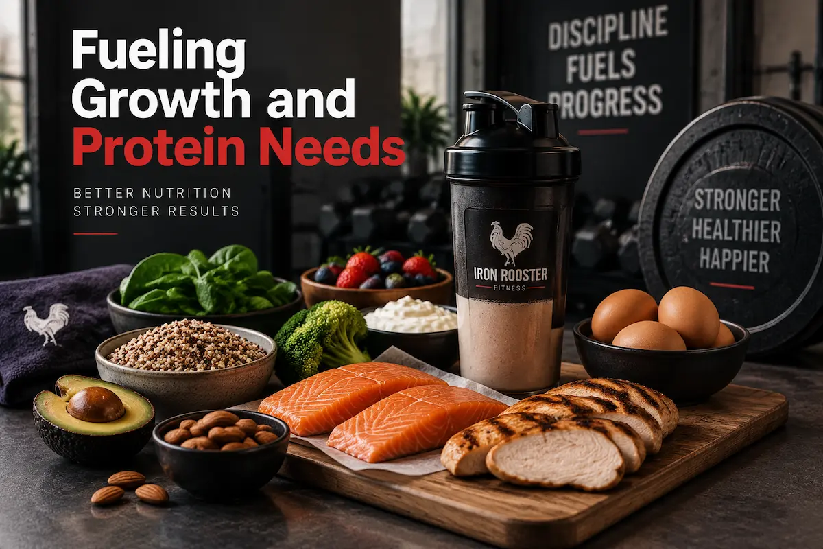 High protein meal and nutrition setup supporting muscle growth for men after 30